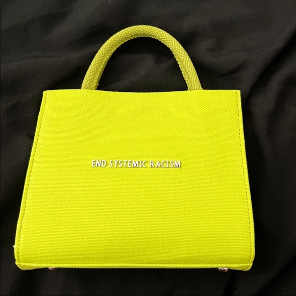 Brandon Blackwood Lime Green Canvas ESR Tote - Picture 3 of 10